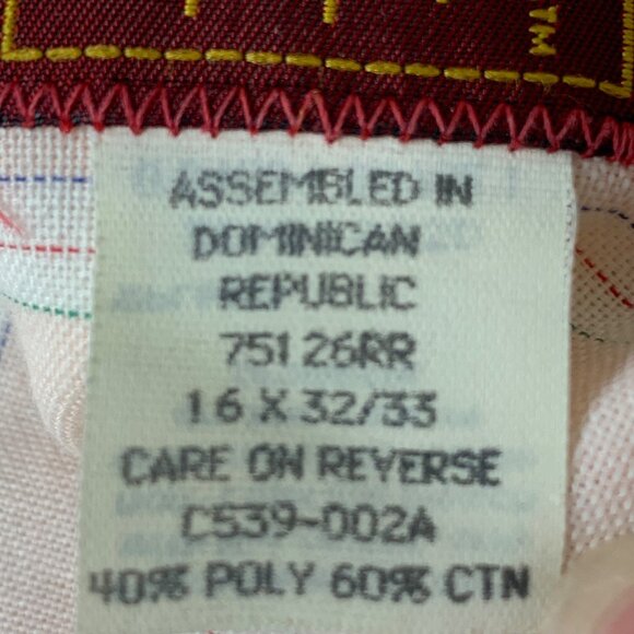 Rustler Mens Western Shirt X-Long Tails Size 16 32/33 pink Striped Snap - Picture 5 of 10